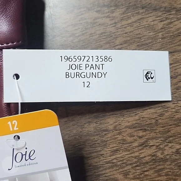 Joie Faux Leather Pant - Picture 4 of 10